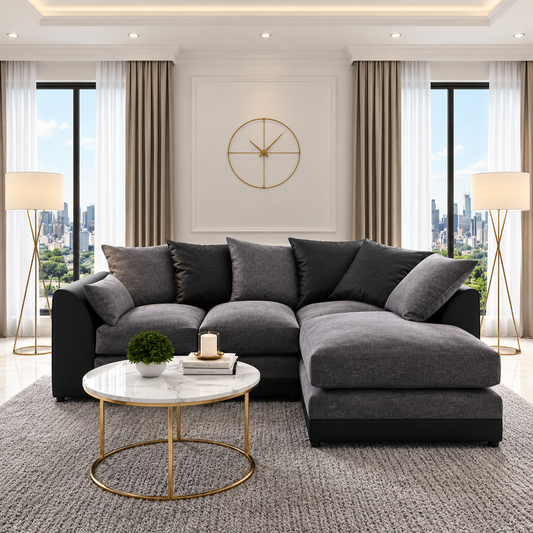 Birchline Comfort Bench Corner Sofa