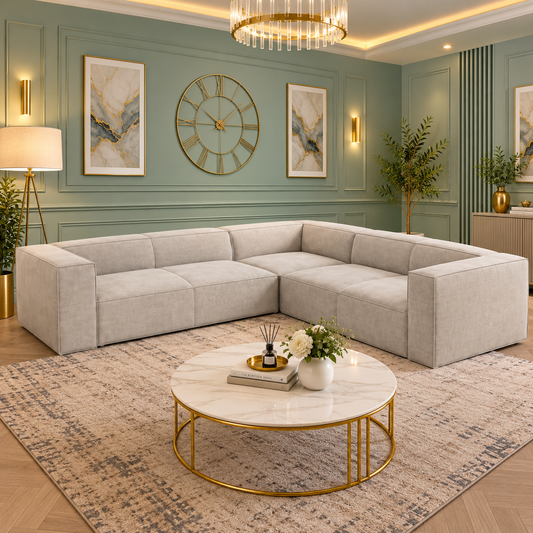 Verbal Contemporary Modular Corner Sofa