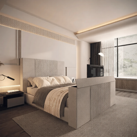 Noor Linestyle TV Bed Frame