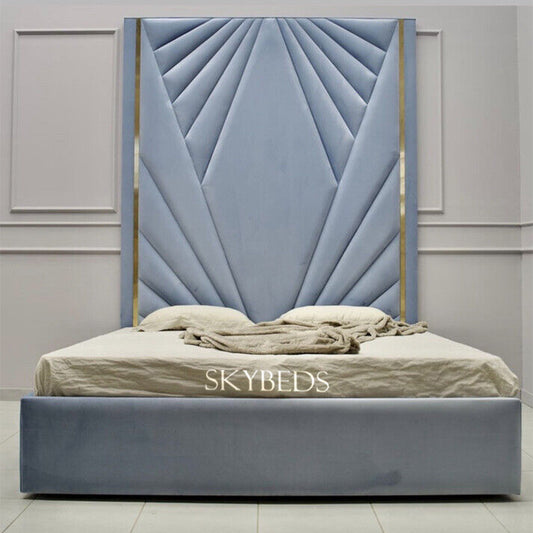 Nova Upholstered Bed Frame With Tall headboard