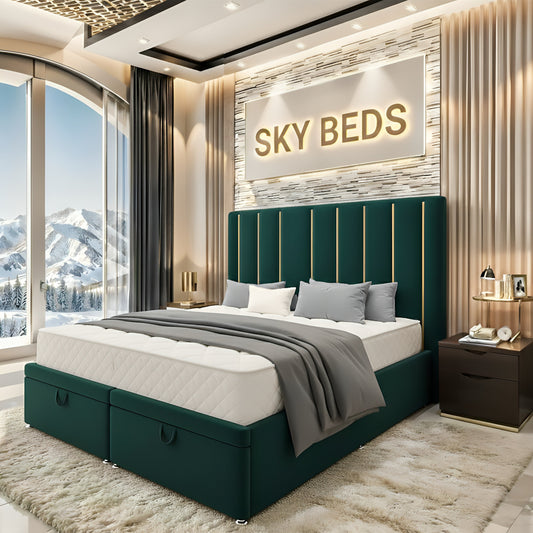 Isaac Stylish Divan ottoman Bed Frame