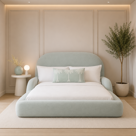 Melani Kids Bed in Boucle Fabric