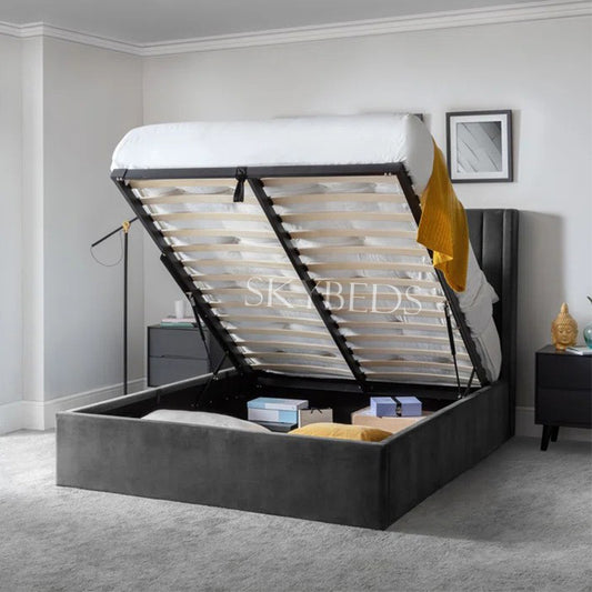 Alka Ottoman Gas Lift Storage Bed Frame