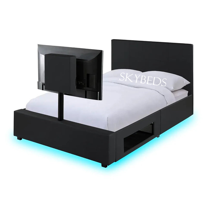 AVA Upholstered Leather TV Bed Frame AVA Upholstered Leather TV Bed Frame