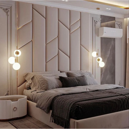 Milton Upholstered Bed With High Headboard