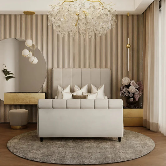 Alaska Panel Sleigh Bed Frame