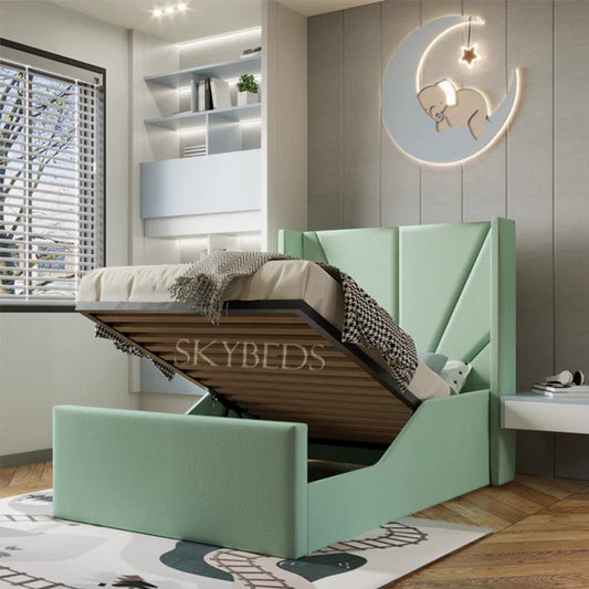 Milo Wingback Kids Bed