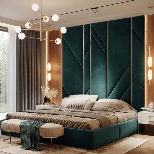 Melana Upholstered High Bed Frame