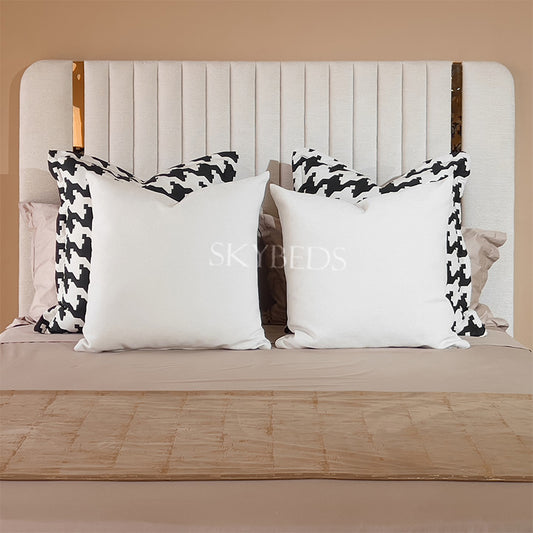 Savy Linestyle Upholstered Bed Frame