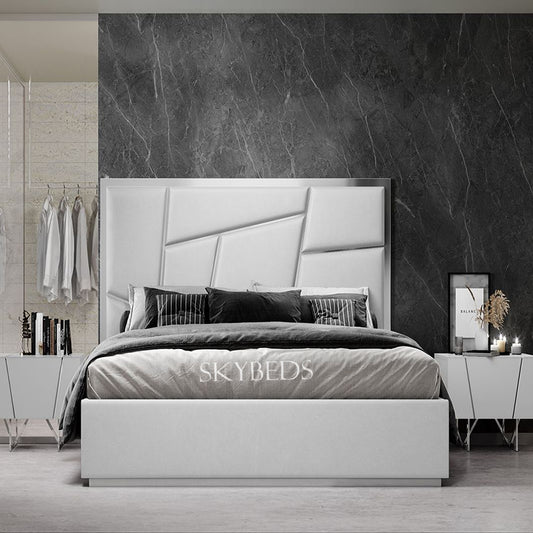 Bloom Luxury Bed Frame With Silver Border
