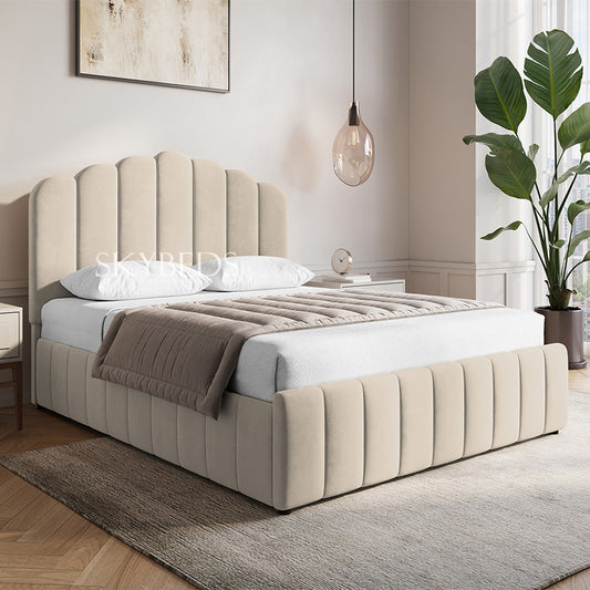 Kelly Stylish Panel Upholstered Bed