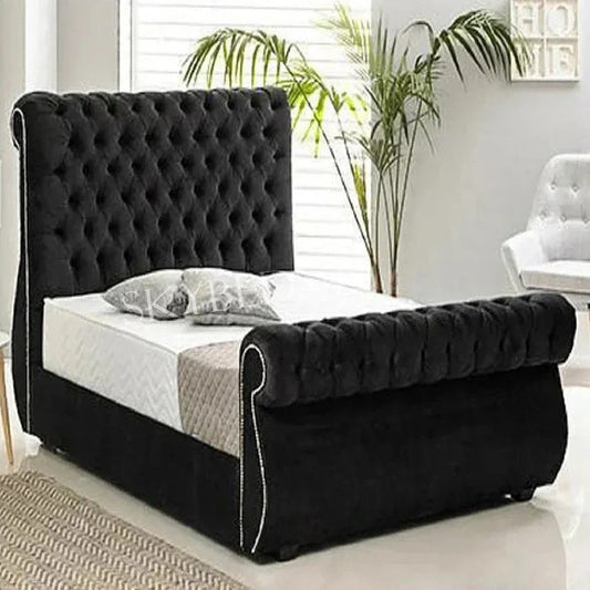 Napmi Chesterfield swan Bed Frame