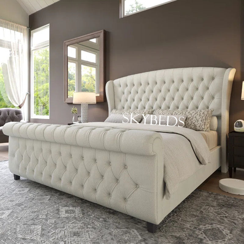 Argos Wingback Sleigh Bed frame Argos Wingback Sleigh Bed frame
