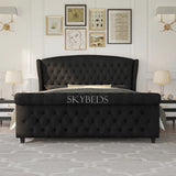 Argos Wingback Sleigh Bed frame Argos Wingback Sleigh Bed frame