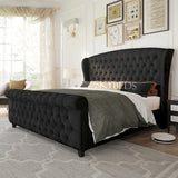 Argos Wingback Sleigh Bed frame Argos Wingback Sleigh Bed frame