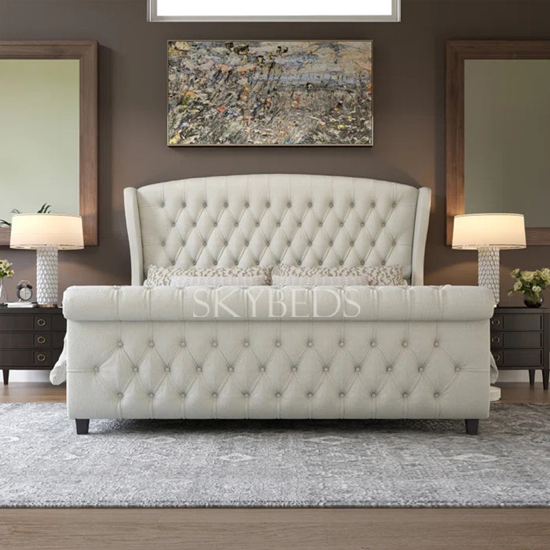 Argos Wingback Sleigh Bed frame Argos Wingback Sleigh Bed frame
