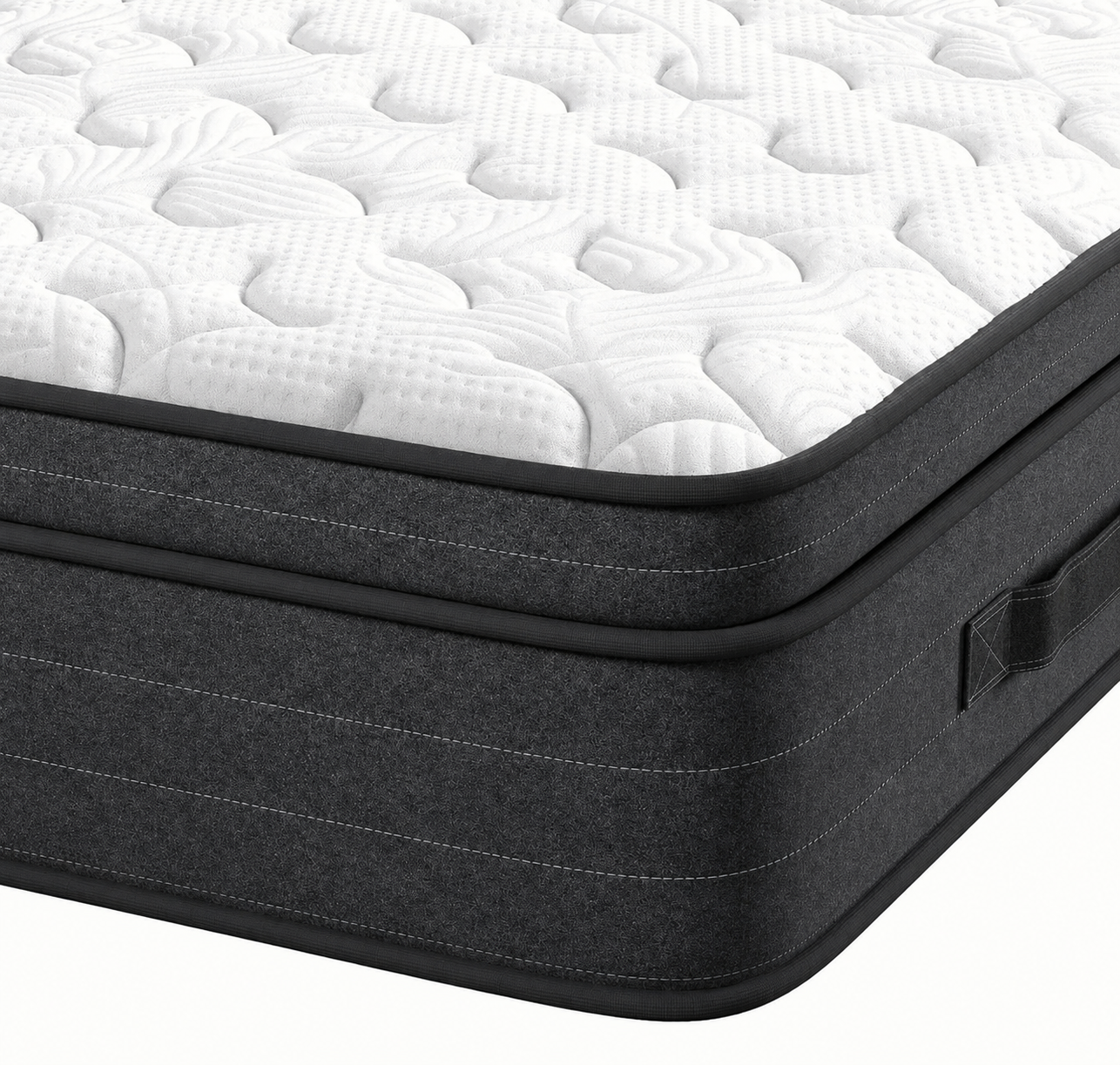Grey Hybrid Memory Foam Mattress