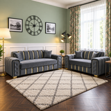 Curator's Piece 3+2 Seater Luxury Sofas In Plush Velvet Fabric