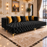 Montrio Cinema Sofa Bed | Deep Buttoned Plush Cinema Lounger