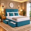 Cressington Luxury Centre Channel Panel Divan Bed with Storage