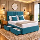 Cressington Luxury Centre Channel Panel Divan Bed with Storage