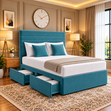 Cairnwell Divan Horizontal Panel Bed Frame Storage