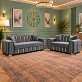 Curator's Piece 3+2 Seater Luxury Sofas In Plush Velvet Fabric