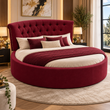 Roselyn Chesterfield Round Bed Frame
