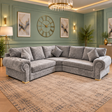 Mardeno Grand Scroll Arm 5 Seater Corner Sofa