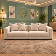 The Brighton Luxe 4-Seater Sofa In Plush Velvet Fabric