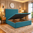 Rannoch Divan Vertical Channel Headboard Bed Frame