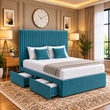 Rothesay Divan Tall Fluted Vertical Bed Frame