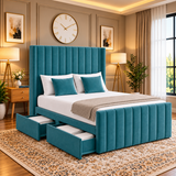 Culross Divan Winged Panel Bed Frame