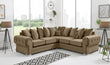 Jarrow Comfort Corner Sofa In Plush Velvet Fabric