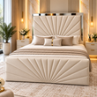 Calviano Sunrise Luxury Upholstered Bed Frame