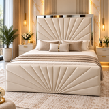 Calviano Sunrise Luxury Upholstered Bed Frame