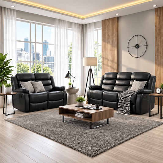 Hermoine Recliner 3 And 2 Seater Sofas
