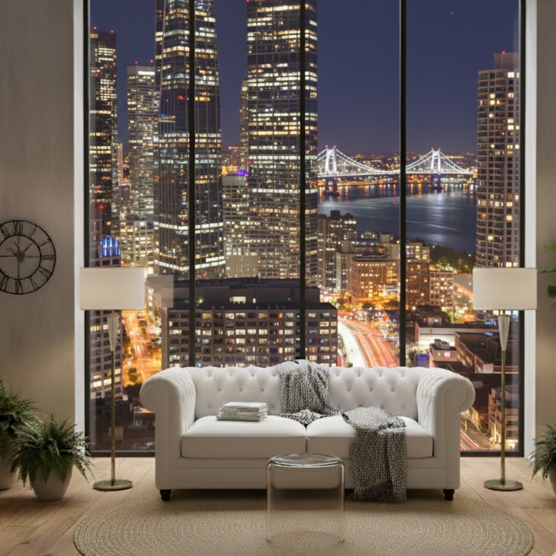 Forma Two Seater Modern Sofa In Plush Velvet Fabric