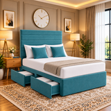 Portree Divan Horizontal Panel Headboard Bed Frame
