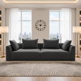 The Coventry Classic 4-Seater Sofa In Plush Velvet Fabric