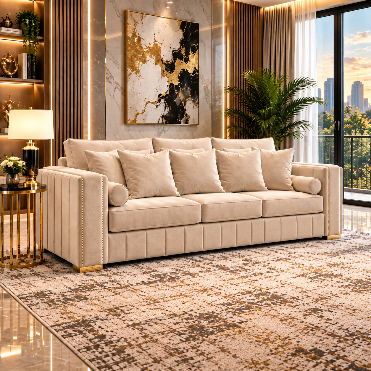 Auremont Grand 5 Seater Corner Sofa