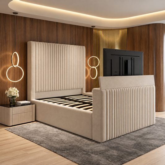 Kansas Linestyle TV Bed Frame