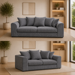 Exclusive Jumbo Cord 3 Plus 2 Sofa