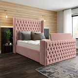 Twinkle Winged Chesterfield TV Bed Frame