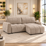 Portland Universal Corner Sofabed In Beige