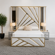Santro Art Deoc Bed Frame With Side Mirrors