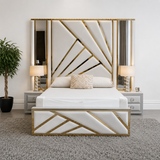 Santro Art Deoc Bed Frame With Side Mirrors