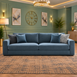 Whitmore 4 Seater Modern Sofa In Plush Velvet Fabric