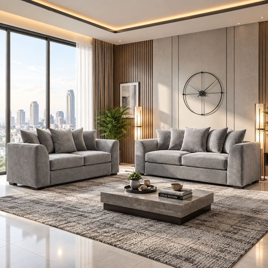 Camelo 3 and 2 Seater Modern Lounge Sofas