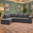 Prairie Wood Left-Hand Chaise L-Shaped Sofa
